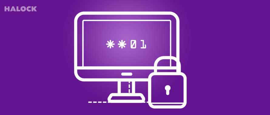 Reasonable screen password cyber security lock