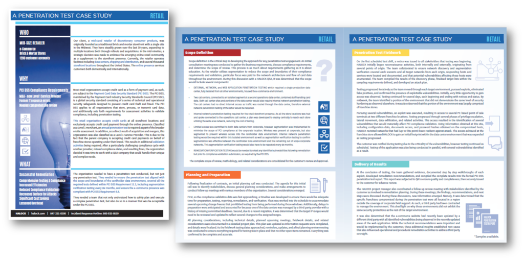 HALOCK Pen Testing Case Study Chicago