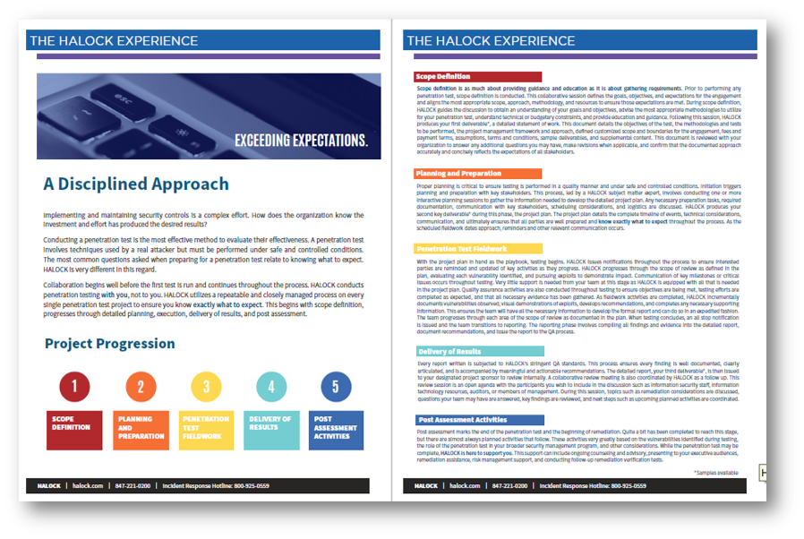 Penetration Testing services process