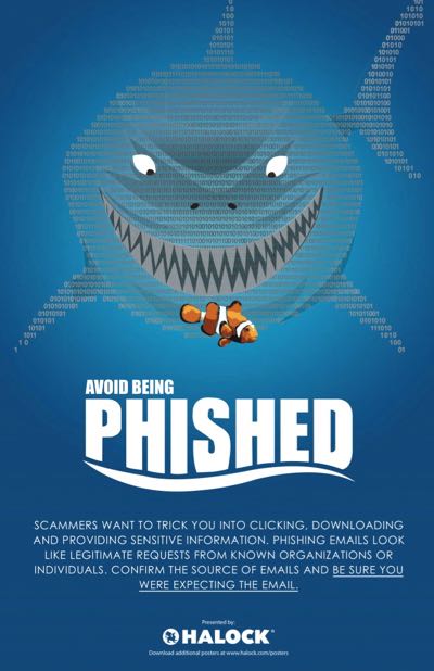 Animated Shark Phishing Cyber Security Awareness Tips
