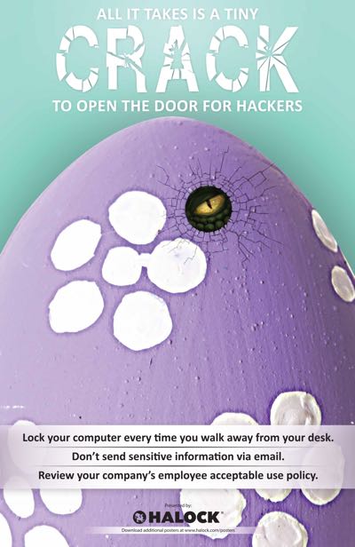 Egg Cyber Security Poster