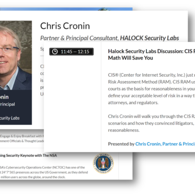Chris Cronin HALOCK Cyber
