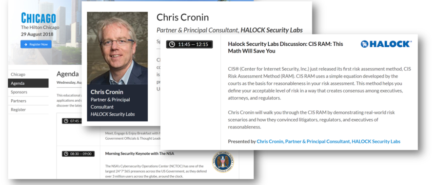 Chris Cronin HALOCK Cyber Reasonable