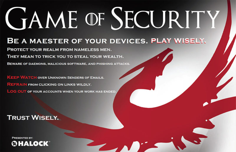 Game of Security. Risk. Cyber. Security Awareness