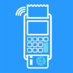HALOCK electronic payment processing credit card cyber Blue Credit Card Machine Cyber