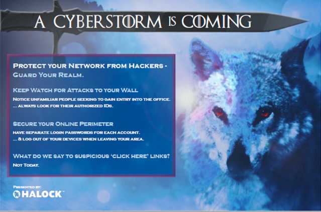 HALOCK Cyberstorm Coming Game of Security