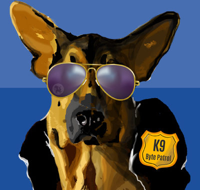 Cyber Security Awareness German Shepherd Dog