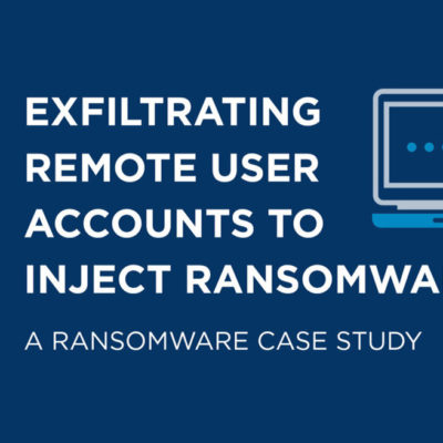 Ransomware Exfiltration