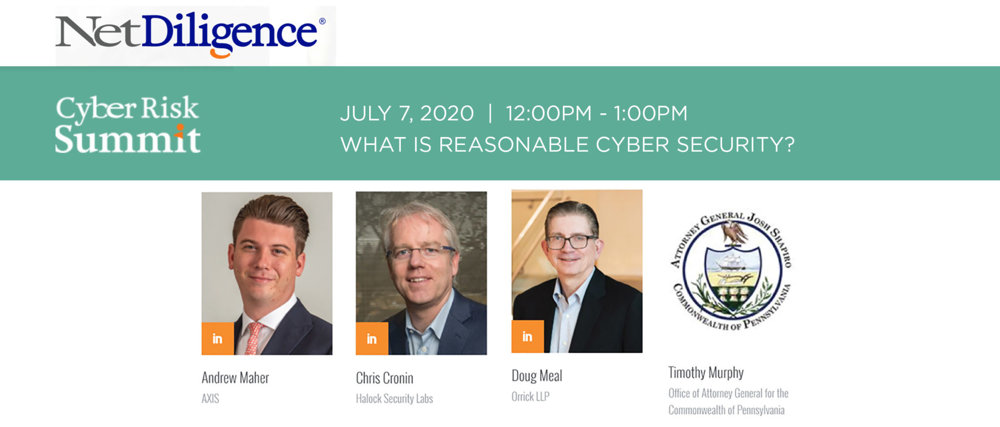 NetDiligence Cyber Security Summit What is Reasonable Security?