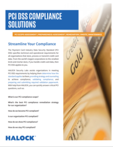 PCI DSS Compliance Brochure