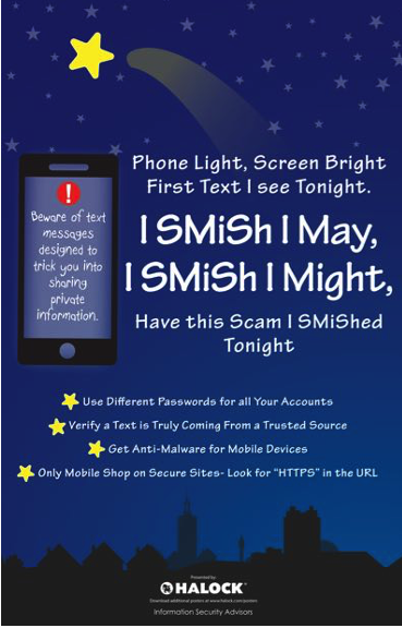 SMiShing Risk Poster