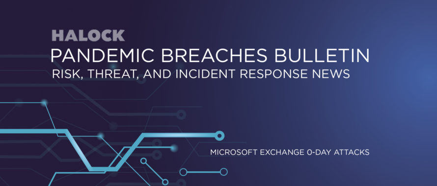 Microsoft Exchange 0-day attacks HALOCK Reasonable Security Risk