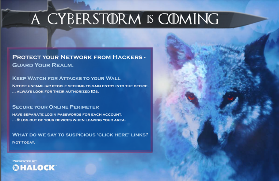 Game of Security. Risk. Cyber. Security Awareness