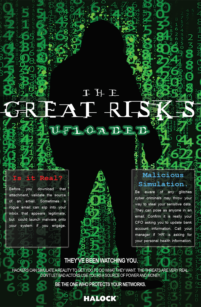 Great Risks Cyber Security Poster