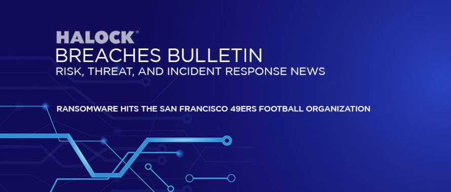 San Francisco 49ers ransomware